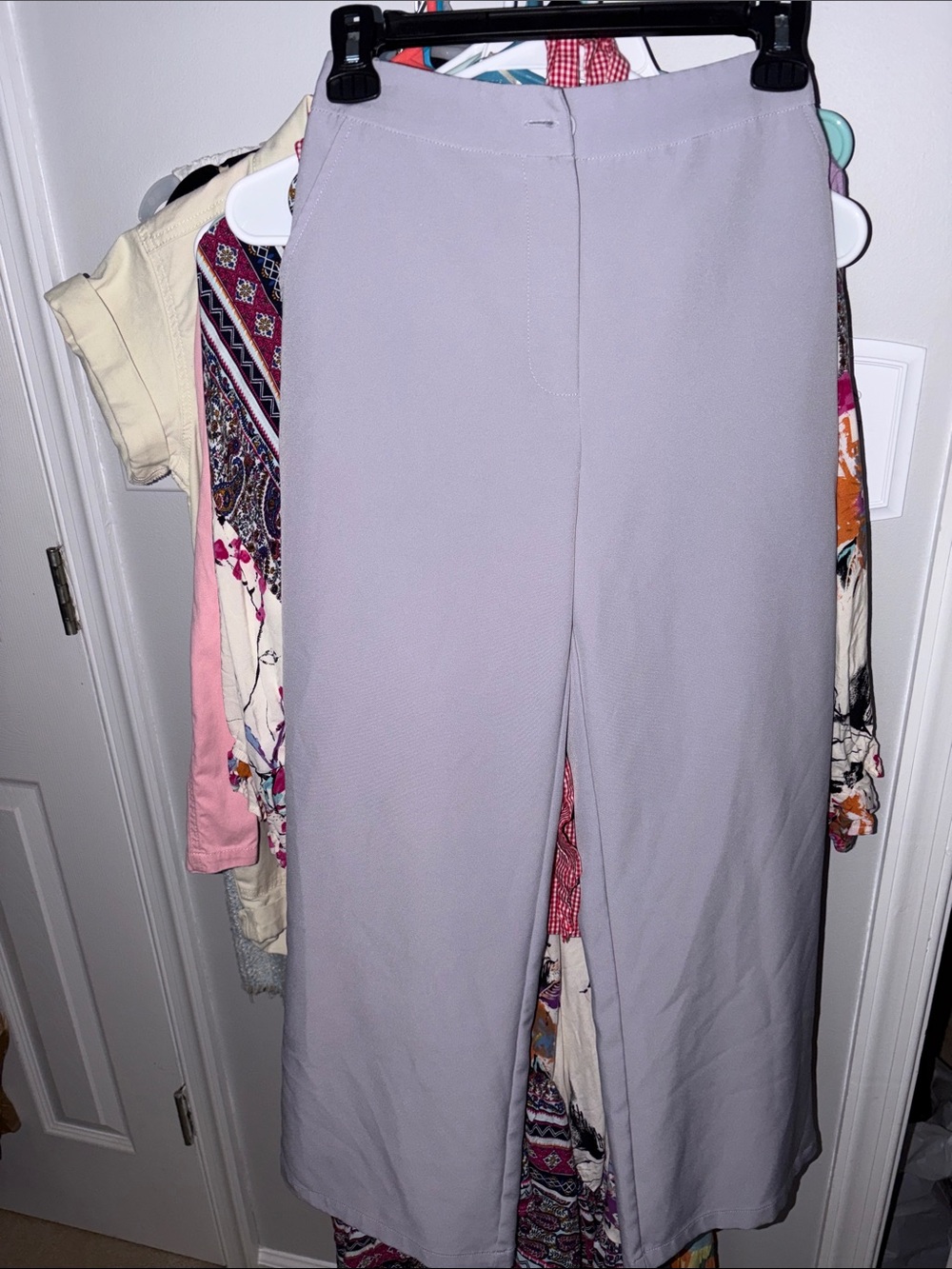 Sincerely Jules Wide-Leg Crop Pants in Light Lavender